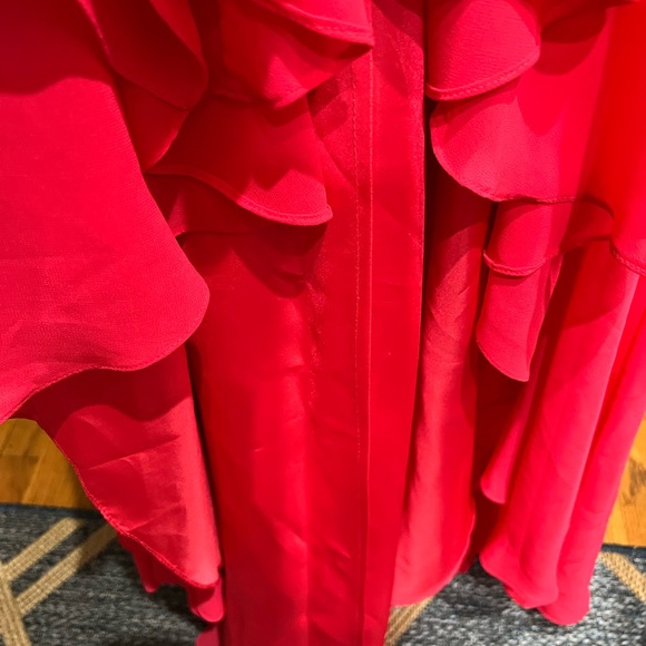 Cache Pink  Hight-Low Prom Dress Size 8 - Picture 2 of 10